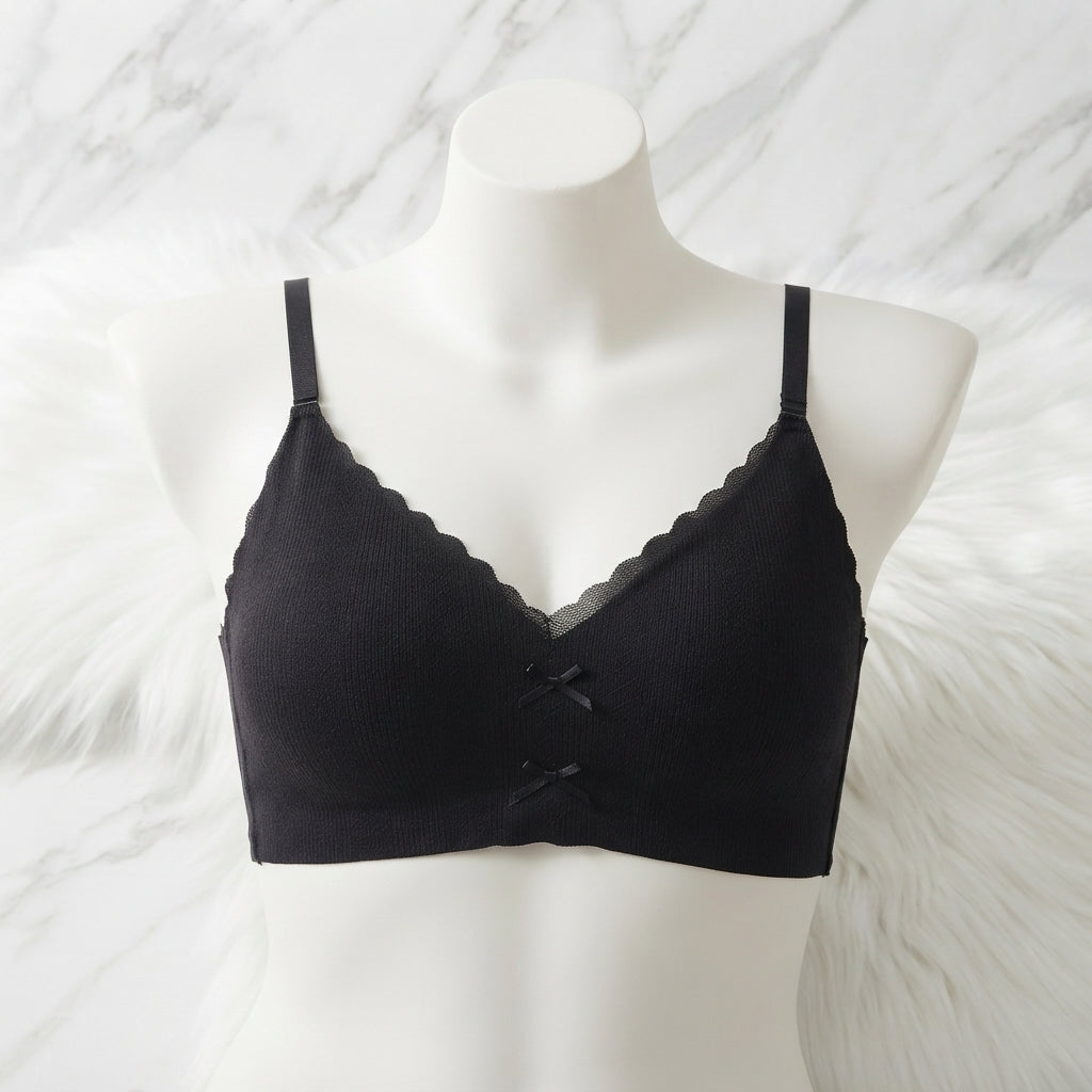 Soft Padded Wireless Comfort Bralette – All-Day Everyday Bra -802