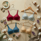 Shezaib  pack of 4 "Everyday Comfort" Soft Padded Bra - 119