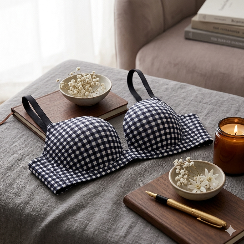 Shezaib The Signature Gingham Seamless Set