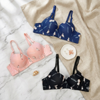 Pack of 2 Shezaib Elegant Embroidered Floral Padded Comfort Bra – Soft Texture & Premium Shape -937