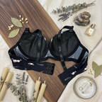 Pack of 2 Shezaib Elegant Embroidered Floral Padded Comfort Bra – Soft Texture & Premium Shape -937