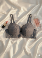 Flourish Wired Padded Lace Bra – Elegant Push-Up Support & Comfort for Bridal Wear 209