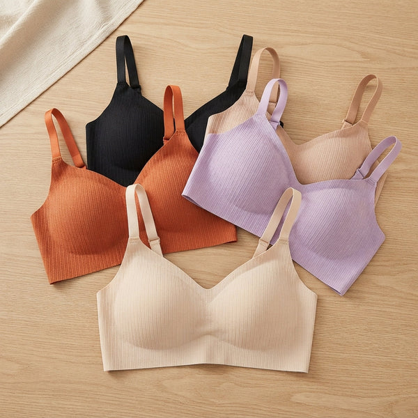 Soft Comfort Padded Bra – Everyday Support & Smooth Fit -8989 Seamless Bra