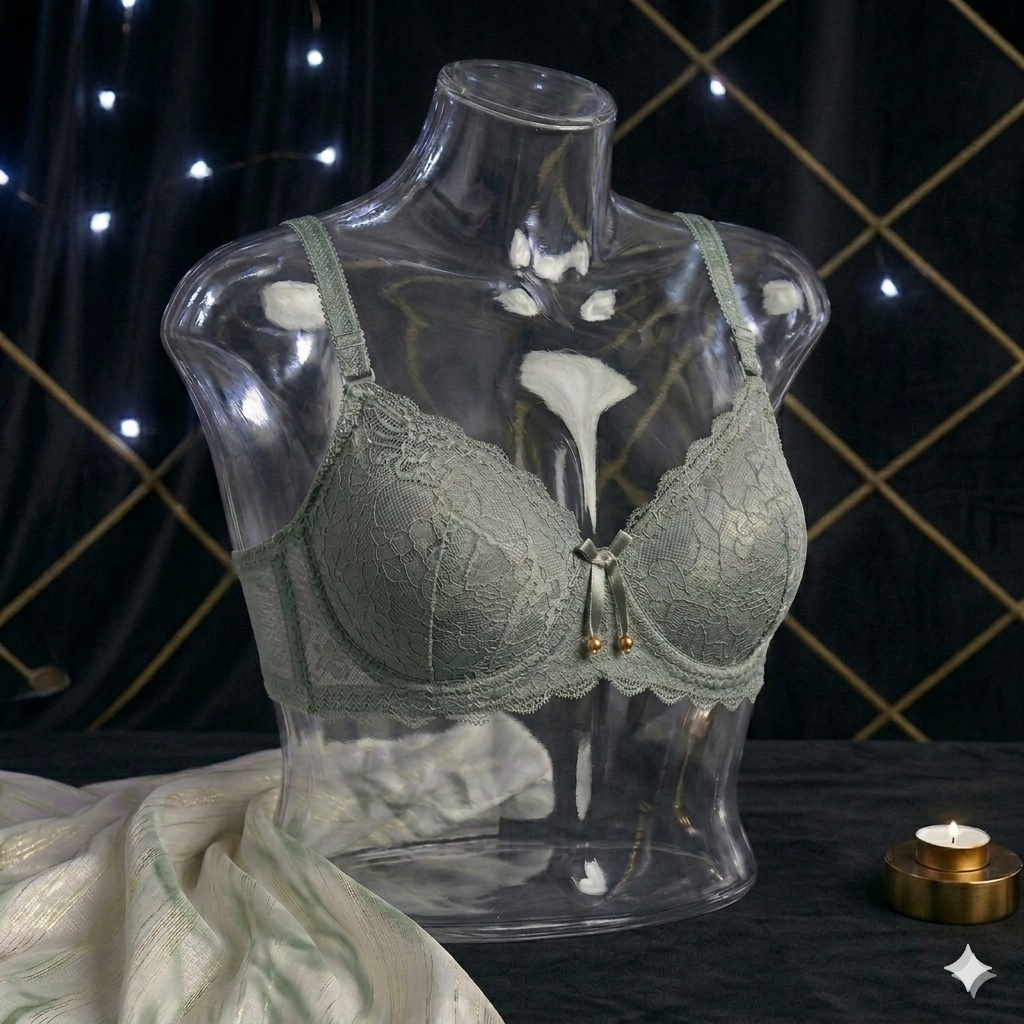 Shezaib Pack of 2 Premium Lace Comfort Push-Up Bra – 733