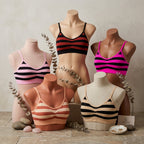Pack of 3 Seamless Striped Non-Padded Everyday Bralette-G8016
