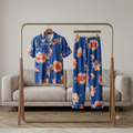 Premium Luxury 2-Piece Short-Sleeve Lounge & Sleepwear Night Suit Set COR-98812
