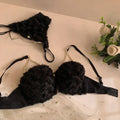 Women’s Padded Bra and Panty Set – Lace Lingerie Set -CH L1