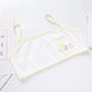 Pack Of 3 Teenage Cotton Bra Vest For Girls Steel-Free Bra Non Padded Cartoon Vest Tank