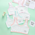 Shezaib Pack of 3 Teenage Cotton Bra Vest For Girls Non Padded Cartoon Vest Tank (8 to 16 Years)