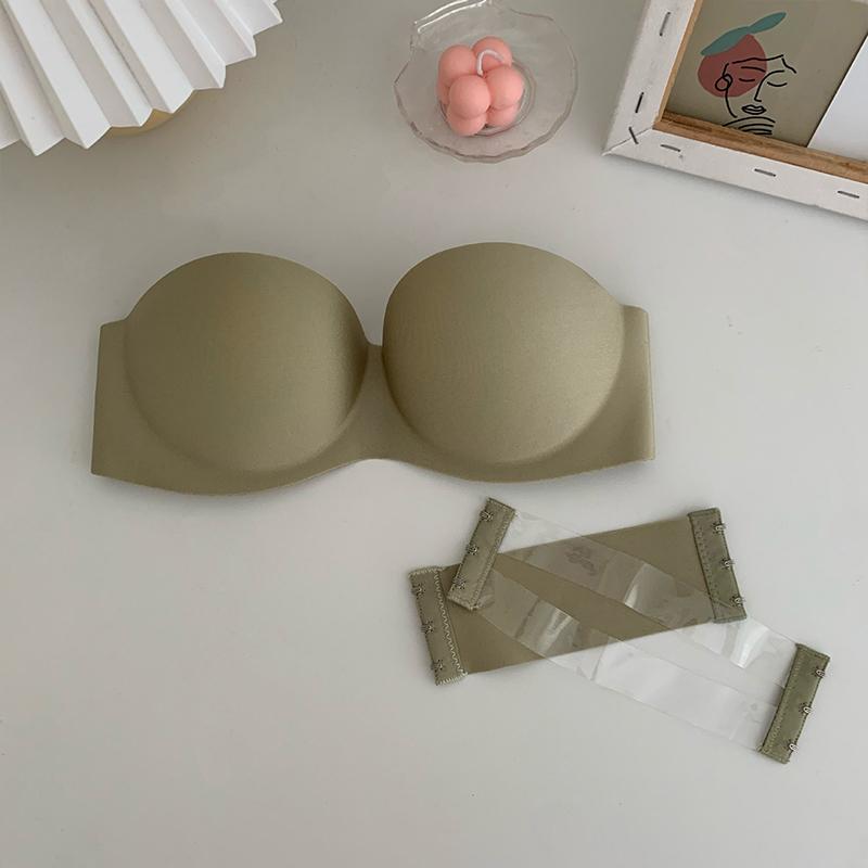 Shezaib High Quality Double Padded Strapless 2 in 1 Half Cup Bra