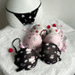 Shezaib High Quality Front Open 4 In 1  Push-up Hello Kitty Print Adjustable Straps Bra Panty Set 016