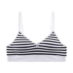 Pack of 2 Light Padded Soft T-Shirt Bras – Seamless Striped Everyday Comfort Set 807