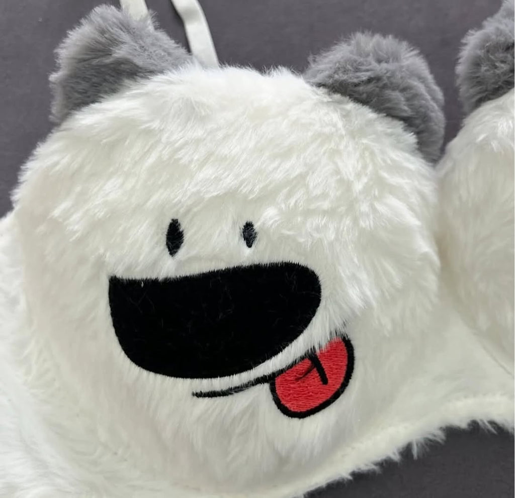 New High Quality Sexy Cute Kitty Anime Soft Plush Design Bra & Panty Set E05