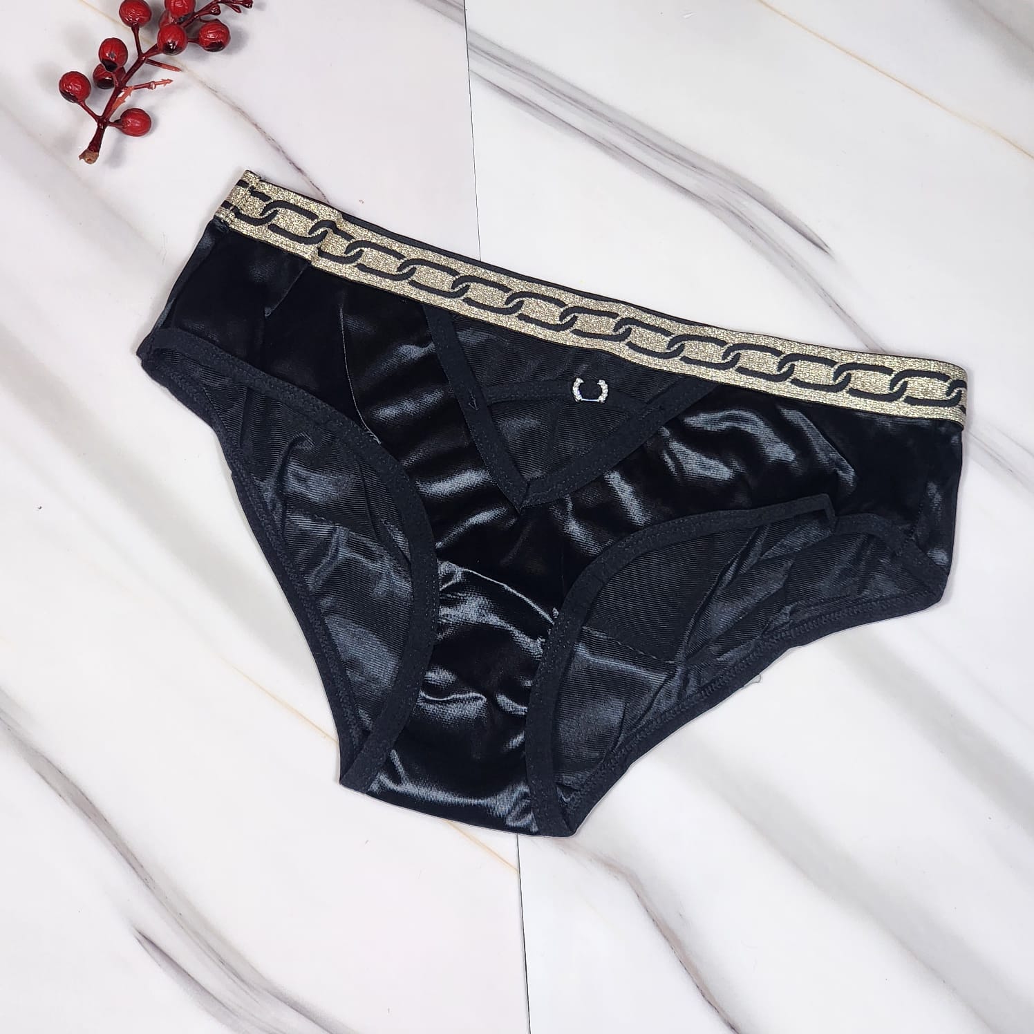 Shezaib New High Quality Pure Silk bikini Style Padded Bra & Panty Set