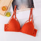 Pack Of 2 New Women's Sexy Double Strap Push Up Deep V Neck Triangle Padded Adjustable Straps Bra 223