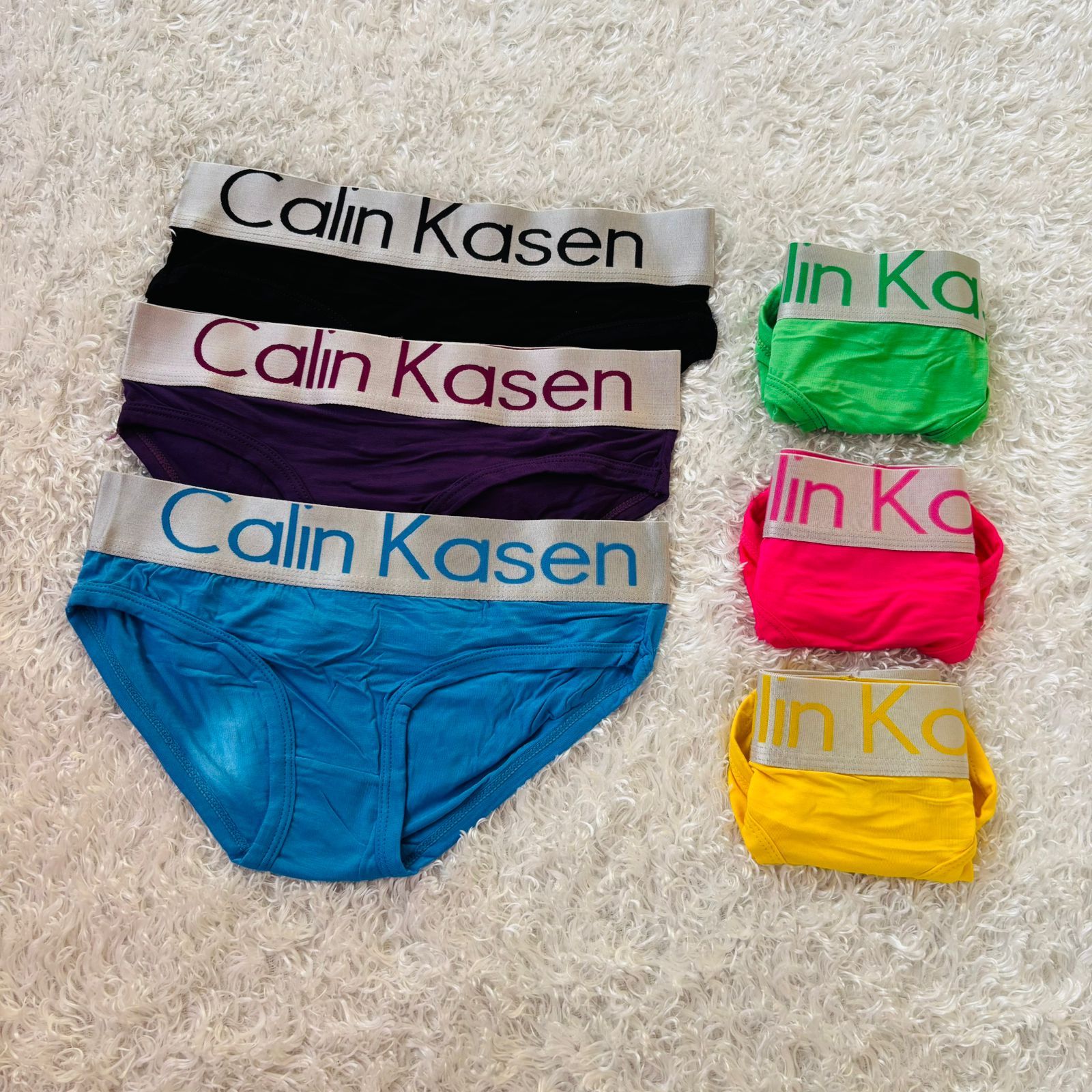Shezaib Pack of 5 Calin Kasen Panty  – Stretchy, Vibrant & Sporty Everyday Comfort