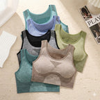 Pack of 2 Padded Soft Comfort Sports Bra – Stretchable Breathable Fabric G206