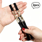2pcs - Chain Connection Shoulder Straps, Invisible Anti-Slip Lingerie Straps, Women'S Lingerie And Lingerie Additions