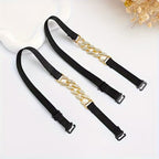 2pcs - Chain Connection Shoulder Straps, Invisible Anti-Slip Lingerie Straps, Women'S Lingerie And Lingerie Additions