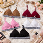 Shezaib Pack of 3 Seamless Cotton Triangle Cup Bralette 125