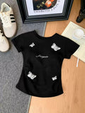 Women’s Butterfly Printed Casual T-Shirt 8507