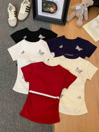 Women’s Butterfly Printed Casual T-Shirt 8507