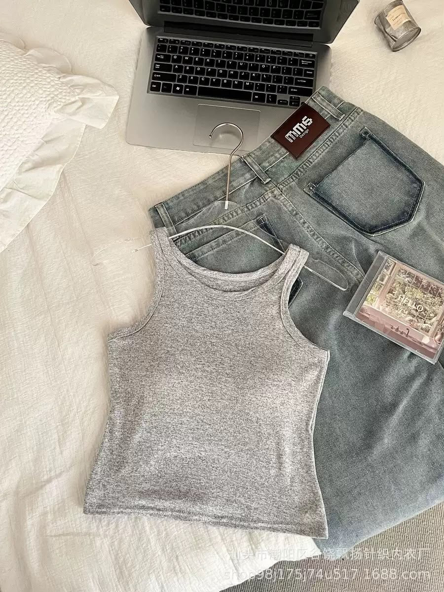 Padded Sando Gym Top – Free Size 022