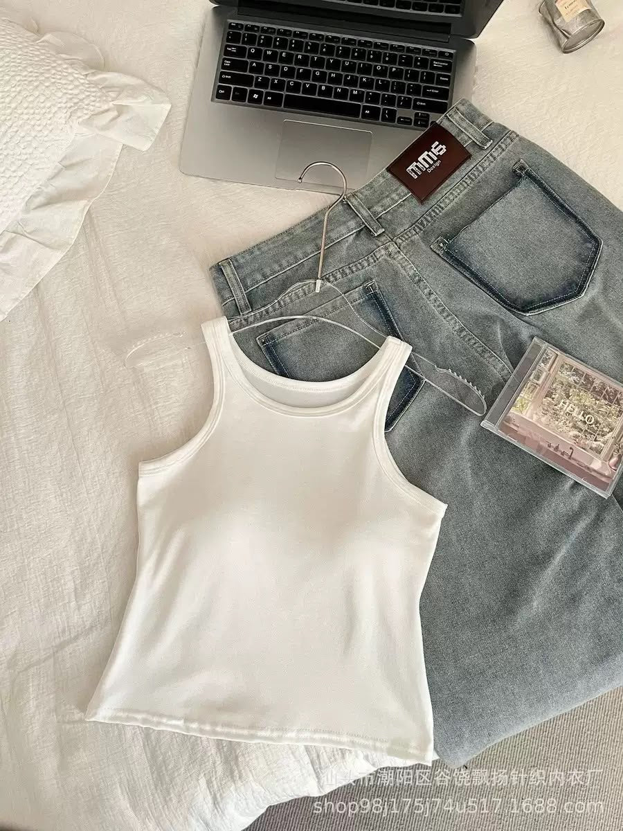 Padded Sando Gym Top – Free Size 022