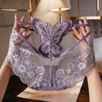 Pack of 3 Women’s Lace Briefs with Butterfly Appliqué –1389