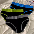 Pack of 3 Ladies’ Stylish Briefs Panties - 8094