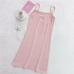 Women's Adjustable Spaghetti Strap Cami Slip Dress – Ultra-Soft Inner Wear & Loungewear-207