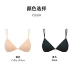 Stylish Front Closure Triangle Cup Bra with Convertible Adjustable Straps -k164