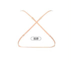 Stylish Front Closure Triangle Cup Bra with Convertible Adjustable Straps -k164