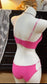 New High-Quality Fashion Printed Adjustable Straps Push Up Bra And Panty Set E1178