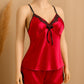 Shezaib 2 pcs silk Charming Style Short Non Padded Inner and Short Nighty 4028