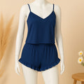 Shezaib 2 pcs silk Cami Sets Charming Style Short Non Padded Inner and Short Nighty 2409