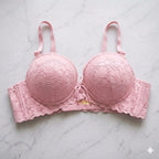 Pack of 2 Push-Up Bras for Women | Double Padded | Underwired Support | Premium Lace | Comfortable Everyday Wear | Style 733