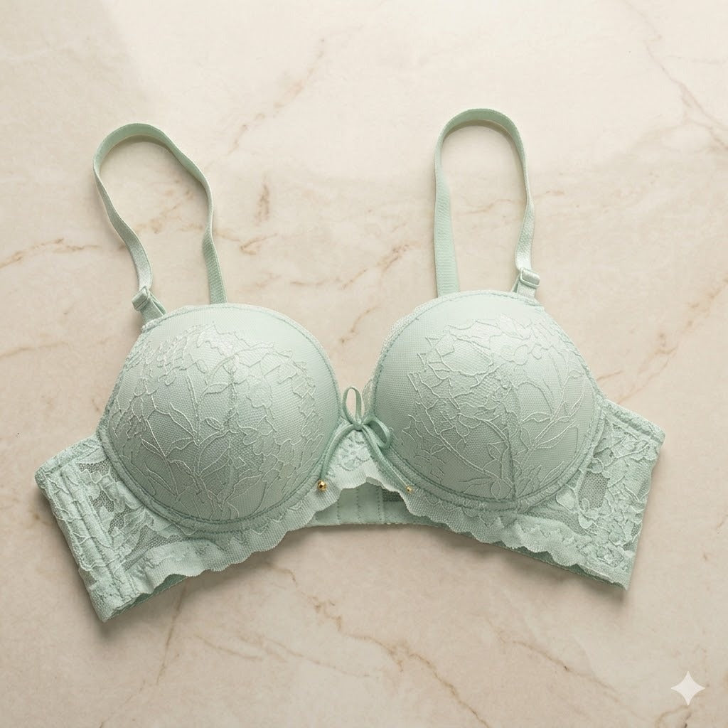 Pack of 2 Push-Up Bras for Women | Double Padded | Underwired Support | Premium Lace | Comfortable Everyday Wear | Style 733