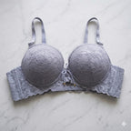 Pack of 2 Push-Up Bras for Women | Double Padded | Underwired Support | Premium Lace | Comfortable Everyday Wear | Style 733