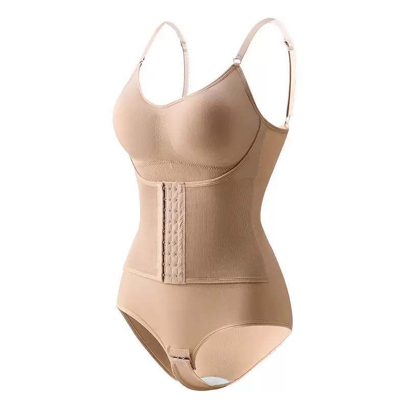 Seamless Butt Lifter & Tummy Control Bodysuit – Back Support Shaper -6889