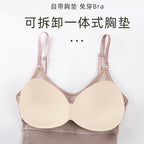 Seamless Tummy Control Bodysuit – Open-Bust Crotch Hook Sculpting Shaper-8026
