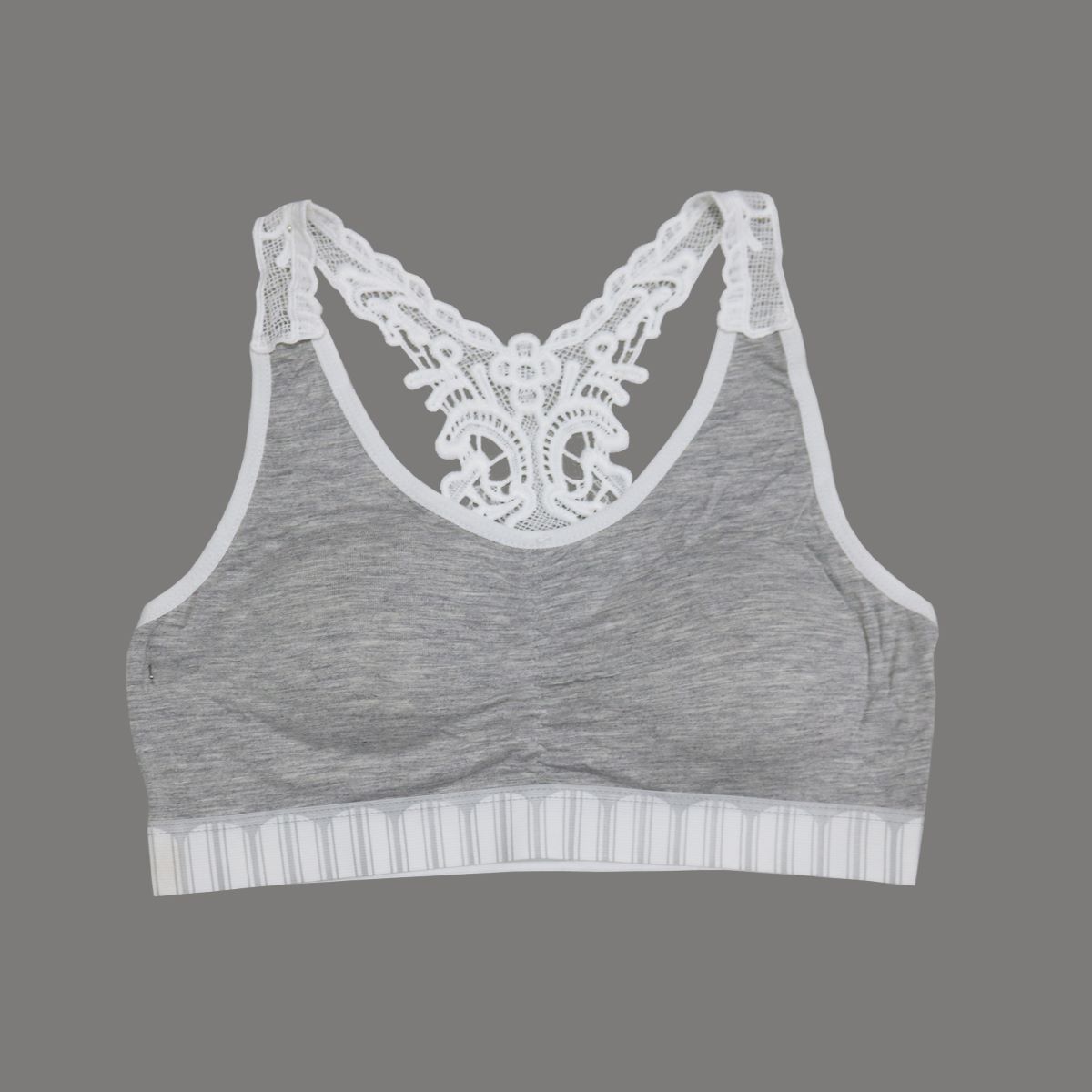 Flourish 1 Pc Cotton Bra Vest For Girls Steel-Free Non Padded Bra-A25