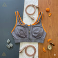 Aura Active: Zen-Zip High-Impact Racerback Bra 99002