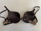 Shezaib Wired Printed Leopard Push Up Bra Front Buckle Bra For Women 1501