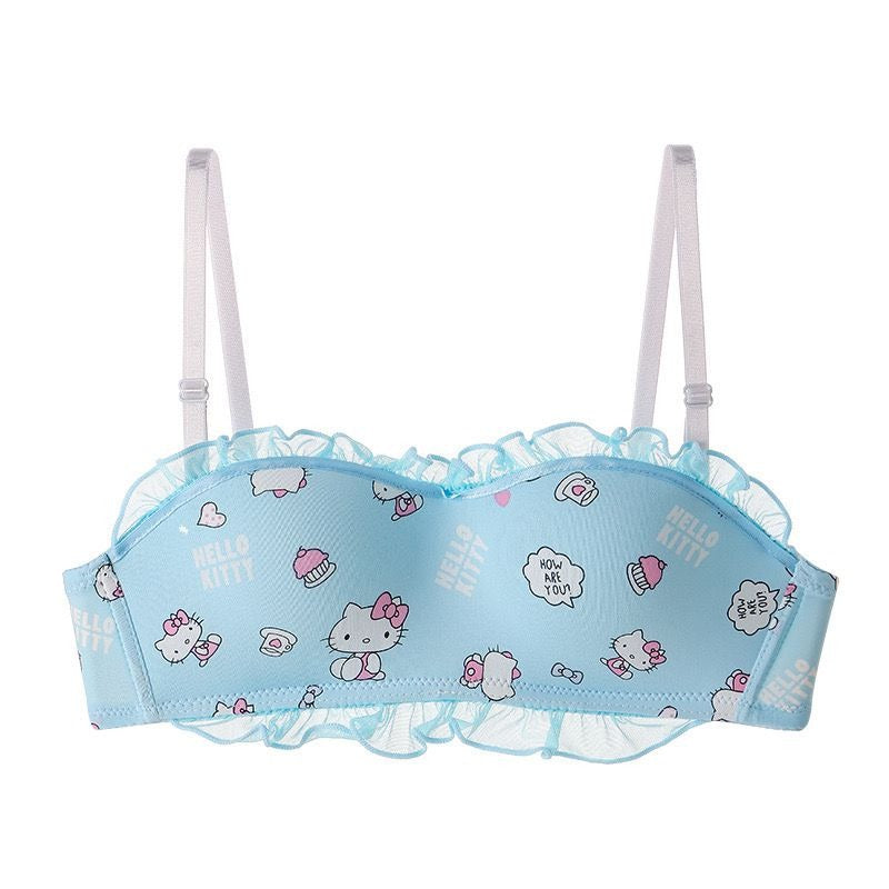 Shezaib Japanese Style New Hello Kitty Print Padded Bra for girls