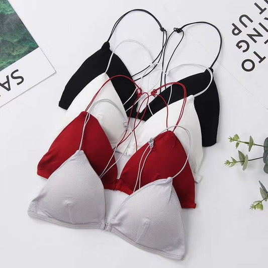 Pack of 2 Fashion New Style Triangle Cup Front-Closure Push Up Comfort Bra for Girls – 3301