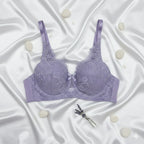 Shezaib Undergarments Ladies Fancy Lace Wired Bra Premium Quality Wire Bra Soft & Comfortable Full Coverage Bra Stylish Floral Lace Design Party, Daily & Casual Wear Bra 37620