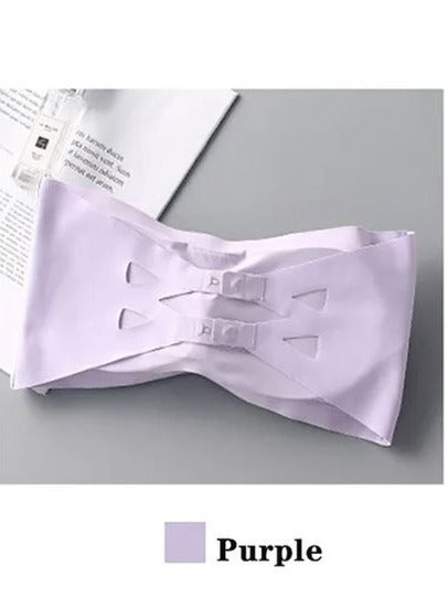 Pack Of 3 Breathable Ice Silk Padded Tube Top Strapless Bra – Adjustable, Wrapped & Summer-Friendly Bra for Women – 660