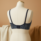 Shezaib Pack Of 3 Non Padded Leopard Print Cotton Bra – Everyday Comfort Fit