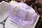 Flourish Lavender Lace Bra – Push Up & Double Padded Floral Comfort (9118)